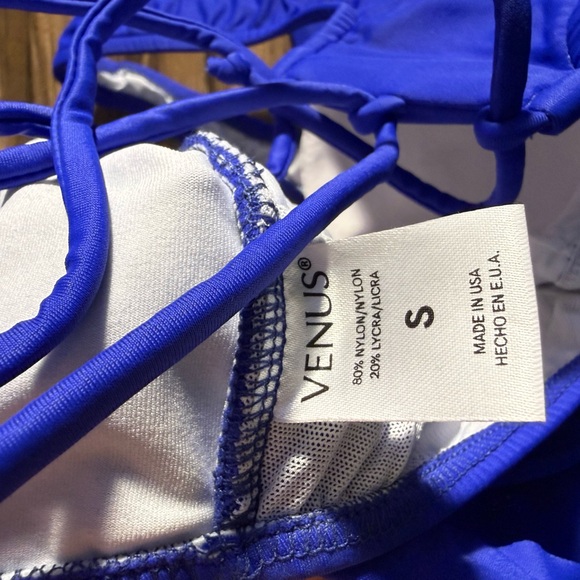 Venus Bikini Top & Swim Skirt Set Blue | NWT | Small / 6 - Picture 4 of 6